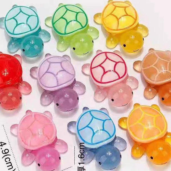 Мультяшная светящаяся игрушка, морская минифигура, кукла