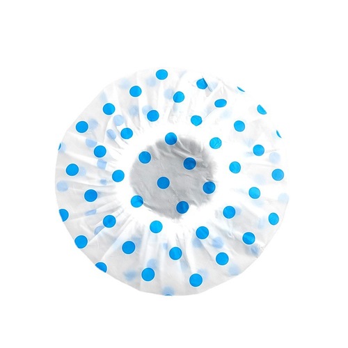 Yiwu Manufacturer Fruits Thick Non-disposable Waterproof Dotted PVC Adult Bath Cap Oil-proof Bath Cap