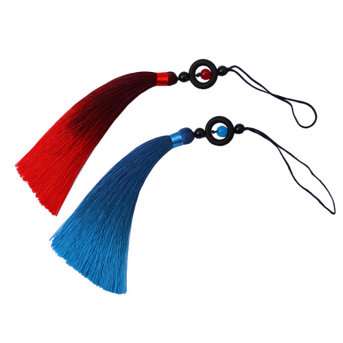 Runsu tassel 16 cm transfer beads gradient tassel tassels ancient costume Hanfu pendant cheongsam pressed lapel guqin pendant