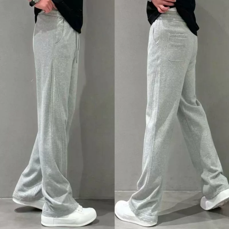 Autumn thin trousers, oversize, loose straight fit