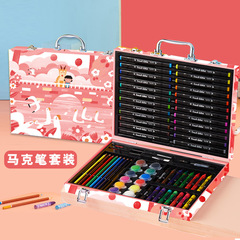 Children's paintbrush spinning crayon painting set student drawing tool set marker watercolor set June 1st