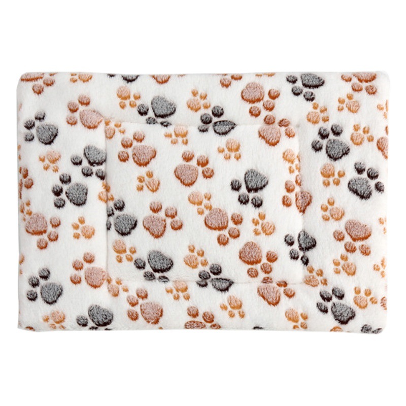 Almohadilla para mascotas de lana de coral de Amazon, almohadilla para perros cálida, manta para dormir, almohadilla para gatos, fácil de morder y fácil de limpiar al por mayor
