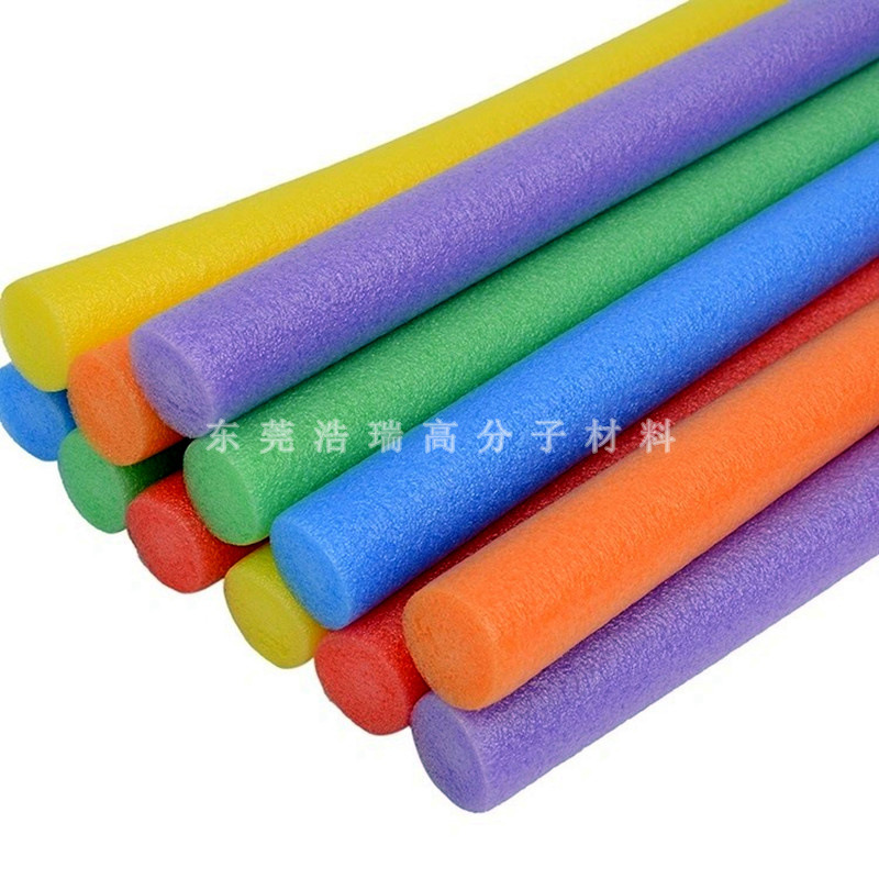 彩色儿童游泳浮力棒EPE柱子 体操海绵棒 成人酒吧气氛棒珍珠棉