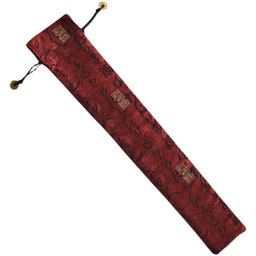 Factory direct sales 8-inch 10-inch folding fan fan bag brocade fan cover for gift giving velvet bag packaging bag wholesale