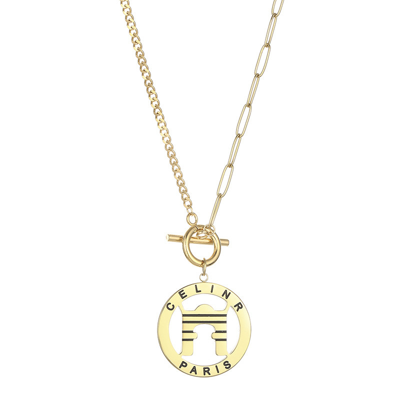 Oferta especial experiencia europea y americana joyería de acero titanio vacío galvanoplastia no decoloración no alérgica joyería pendientes collar fábrica al por mayor