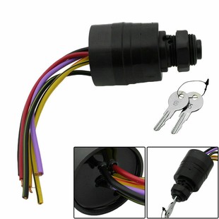 Mercury 87-88107a5 Mercury outboard engine 6-wire outboard engine start key ignition switch