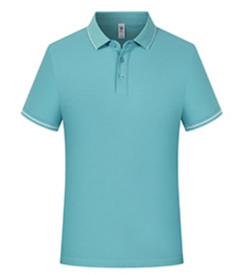 Camiseta Polo de Manga Corta con Cuello Bicolor y Efecto Refrigerante de Seda de Hielo DuPont Sorona, Nuevo Estilo Verano 2026