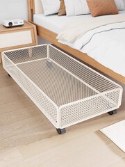 寝室のベッド下の下着、靴下、収納ボックス、ベッド下の衣類やズボンの収納キャビネット、ホイール付きのプロパティストリップ