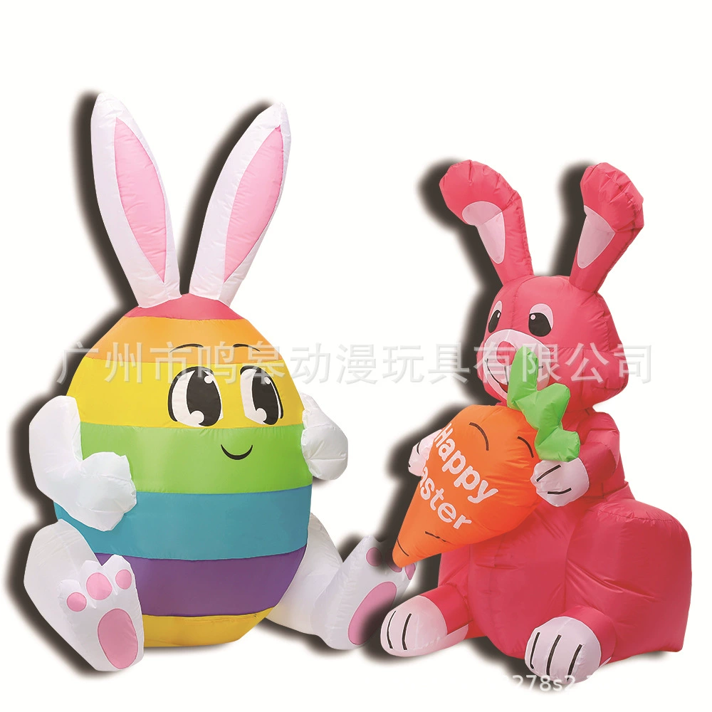 (Cross-border trading), inflatable rabbit, atmospheric decorations for party