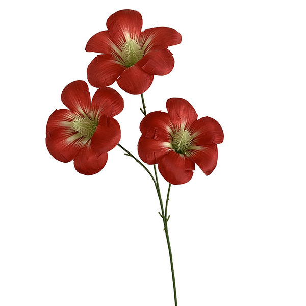 Wedding artificial flower 3-head Kapok Magnolia Brownie artificial…