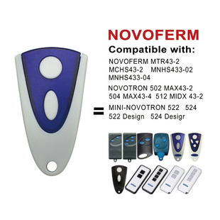 Compatible with Novoferm remote 433.92mhz garage door rolling door remote control