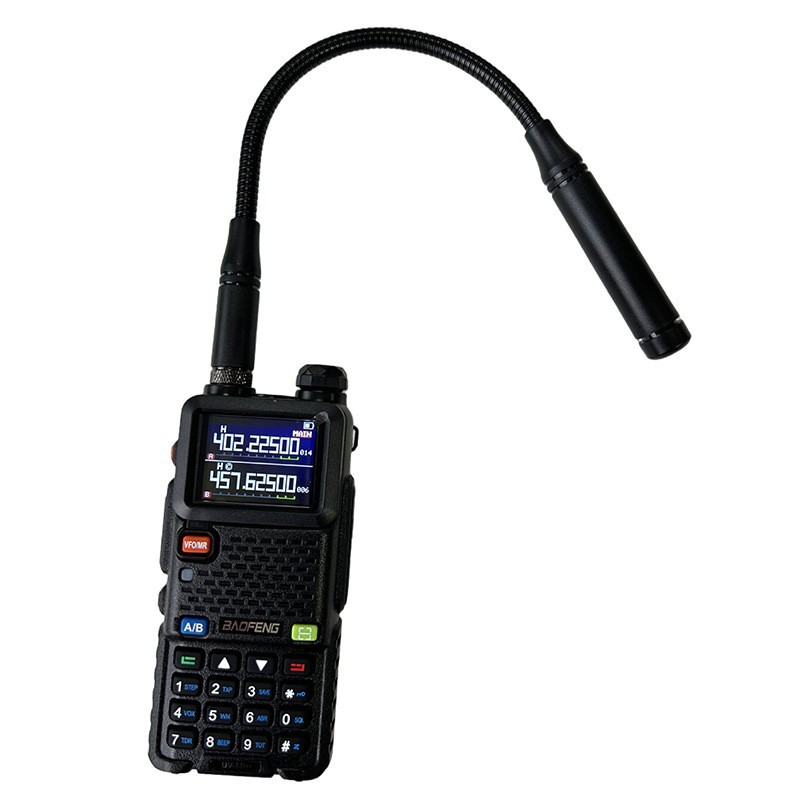 Antena táctica de tubo de ganso de CS SMA hembra UV de doble segmento de alta ganancia Baofeng UV - 5R AR - 152 accesorios de intercomunicador