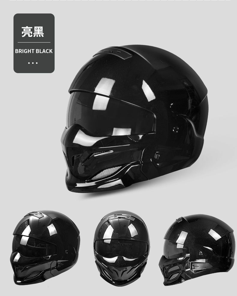 Scorpion Generation One Combination Helmet 3C/Dot Certified, Can Be Equipped with Bluetooth, Suitable for Motorcycles, Electric Vehicles, and Retro Helmets