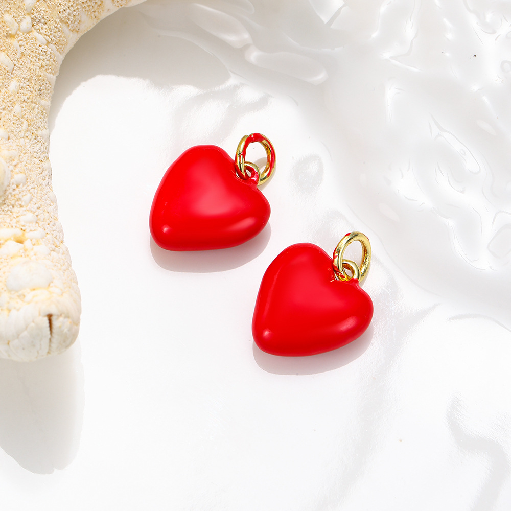 Bijoux En Gros Rétro Style Simple Star Forme De Cœur Noeud D'Arc Le Cuivre Pendentif Chaîne De Câble display picture 5