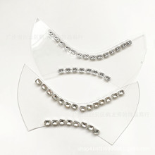 热销TPU打钉水钻鞋面 鞋花 鞋材辅料 拖鞋 凉鞋 时尚配件厂家批发