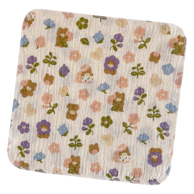 Toalla de la saliva del bebé Toalla de gasa de algodón puro bebé BURP toalla niños pañuelo recién nacido super suave lavado de la cara pequeña toalla cuadrada