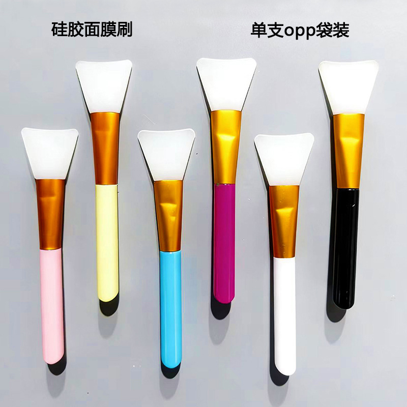 面膜刷子硅胶面膜刷美容刷子化妆刷软毛面膜刷子调膜刷面膜涂抹器