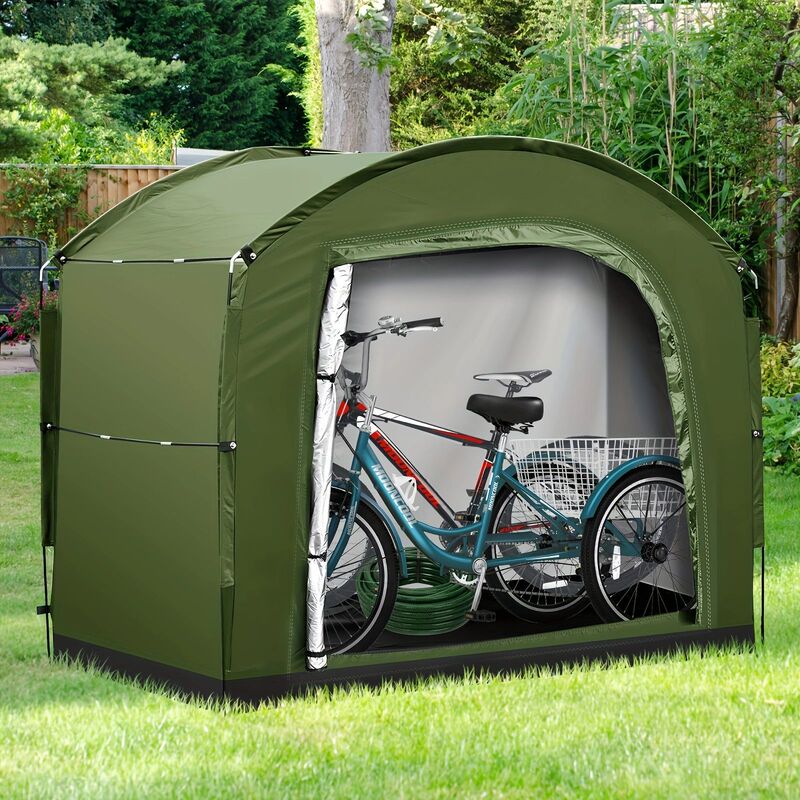 Cross-border new outdoor large portable bicycle tent waterproof sunscreen dustproof portable storage tent