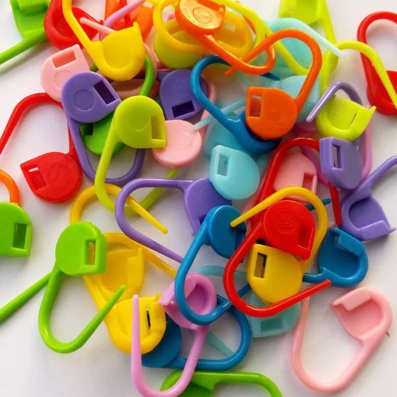 Пластиковые маленькие пряжки вязаные иглы для шерстяной одежды