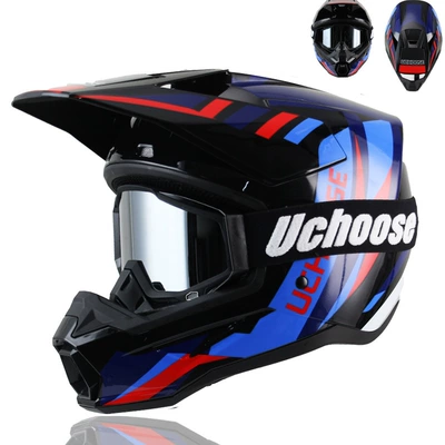 Helmet | Motorcycle Safety Supplies - black-thunder-02-goggles-xs