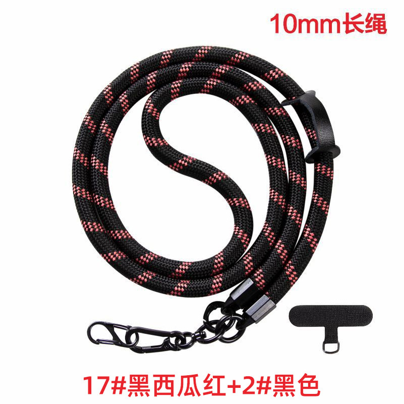 携帯電話のストラップの斜め掛けの10mmの首掛けの太い編みの携帯電話のストラップの多機能の斜め掛けのストラップのポリエステルの携帯電話のストラップ|undefined