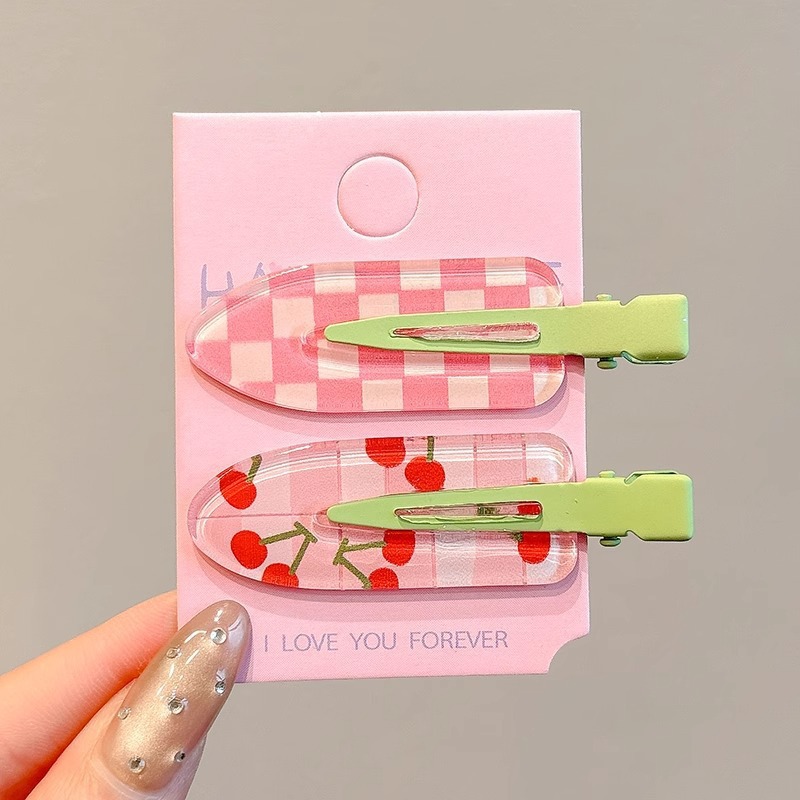 Coreano dulce dopamina hueso de color pequeño broche de pelo lateral universal broche de pelo roto lindo broche de moda mujer