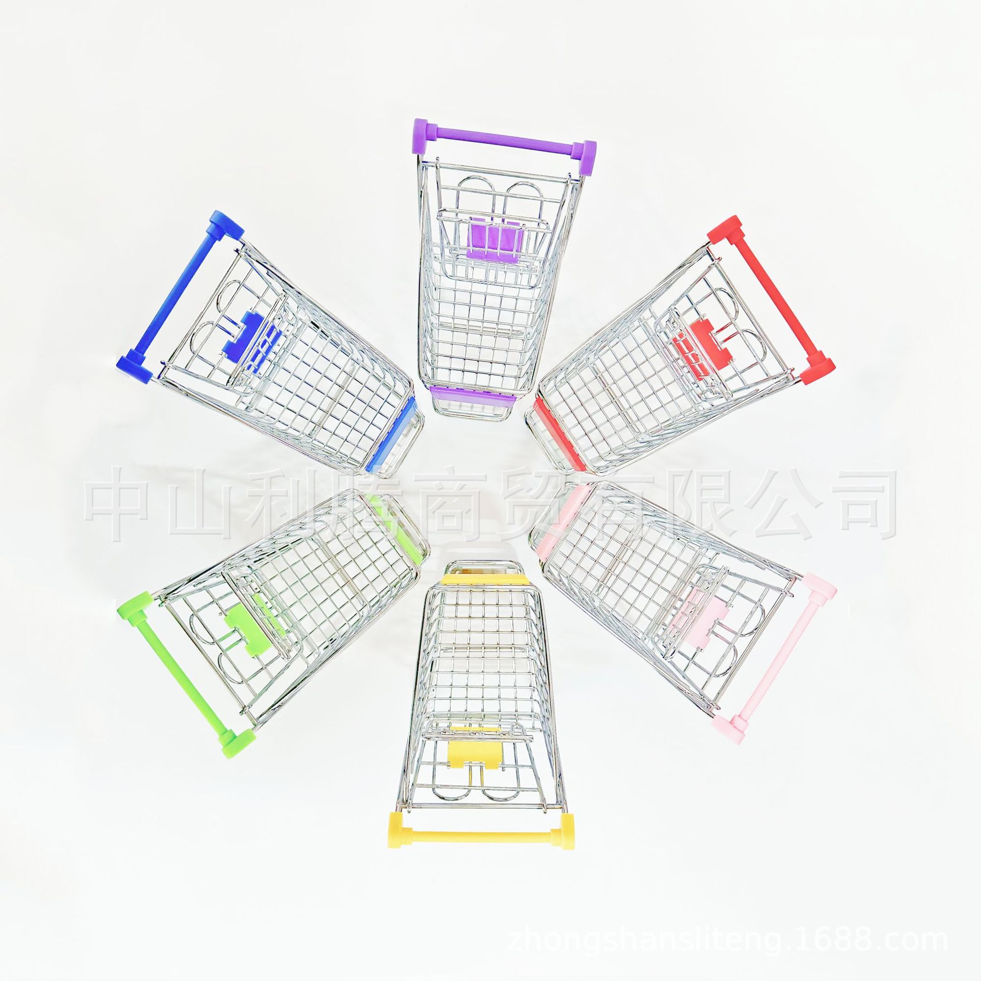 61 mini supermarket shopping cart basket Iron simulation storage exquisite children's shopping cart cart