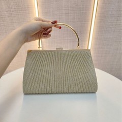 新商品のキラキラしわ大容量ハンドバッグ女性プリンセスバッグ斜めがけバッグディナーバッグドレスバッグKTVハンドバッグ小