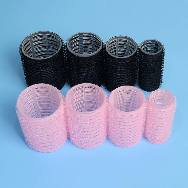 魔术贴自粘发卷空气刘海卷发根蓬松卷八字尼龙卷发筒卷发器批发女