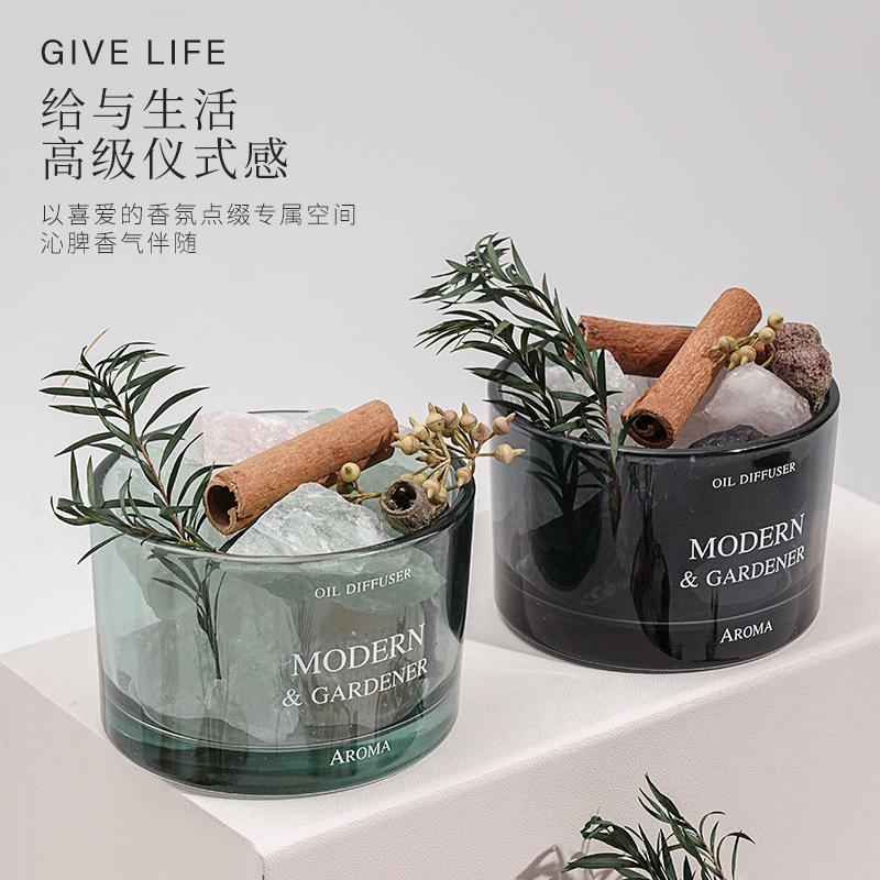 ディフューザーストーンアロマセラピー屋内長期持続家庭用クリスタルエッセンシャルオイルアロマセラピーストーン寝室ガールズルーム無火の香り