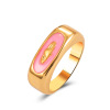 Brand fashionable cream small design ring