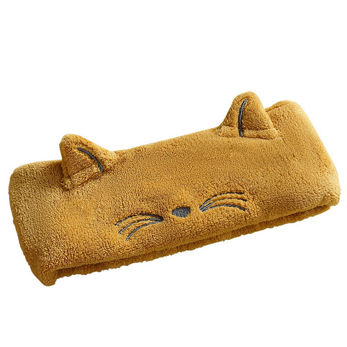 Cute Amy Cat Coral Velvet Headband Cat Ears Face Wash Headband Female Internet Celebrity New Makeup Face Wash Headband