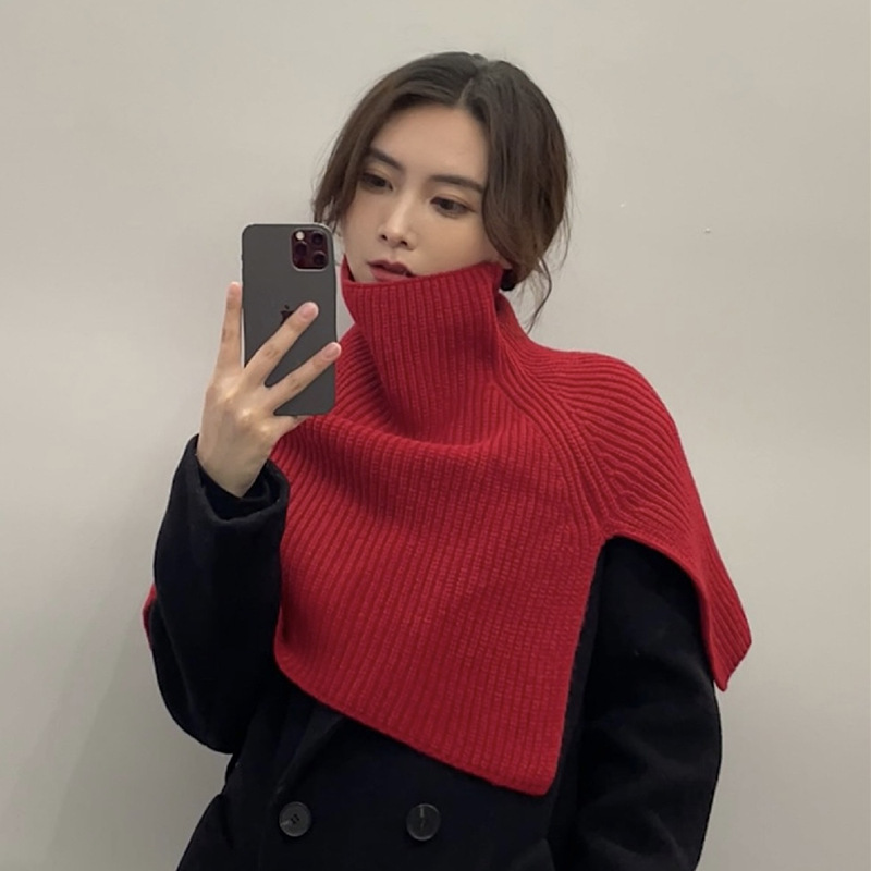 厂家供应韩系百搭围巾女围巾针织搭肩韩版洋气斗篷披肩现货批发|undefined