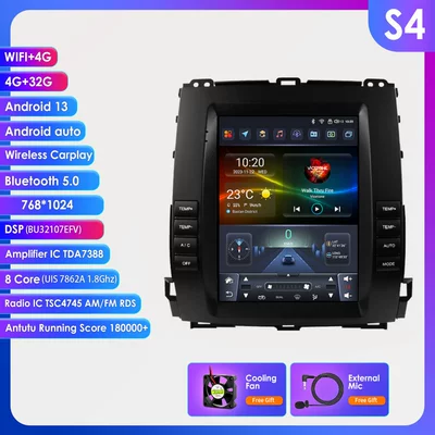 Screen Android Smart Car – DVD Navigation - 7862-wifi4g-lte-version-carplay-eight-core-432g-97inch-suitable-for-02-09-toyota-prado-lexus-gx470