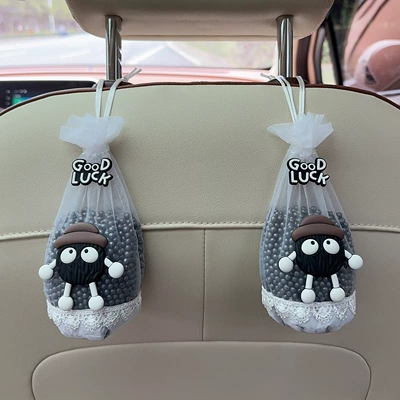 Aktiv kömürlü qoxu uducular, Formaldehyde and Odors, In-Car Bamboo Charcoal Bag - black-happy-coal-bamboo-charcoal-bag-2-pieces