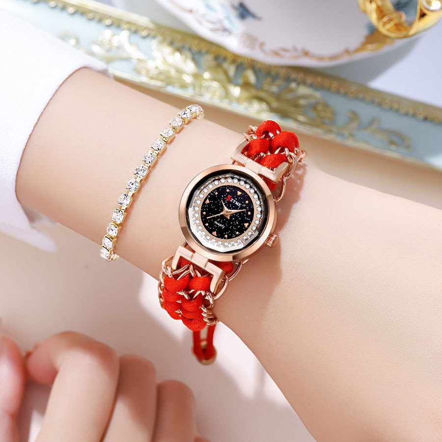 Nyt bedst sælgende kompakt og alsidigt kvartsur, cirkulær lille urskive, dameur i legering_voghion.com