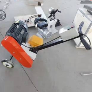 Grinder hand push thousand impeller polishing machine mobile steel aluminum plate weld rust removal trolley grinding machine