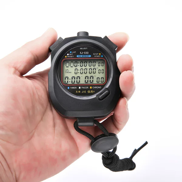 Electronic stopwatch timer competition student running professional gym training sports coach sports code meter