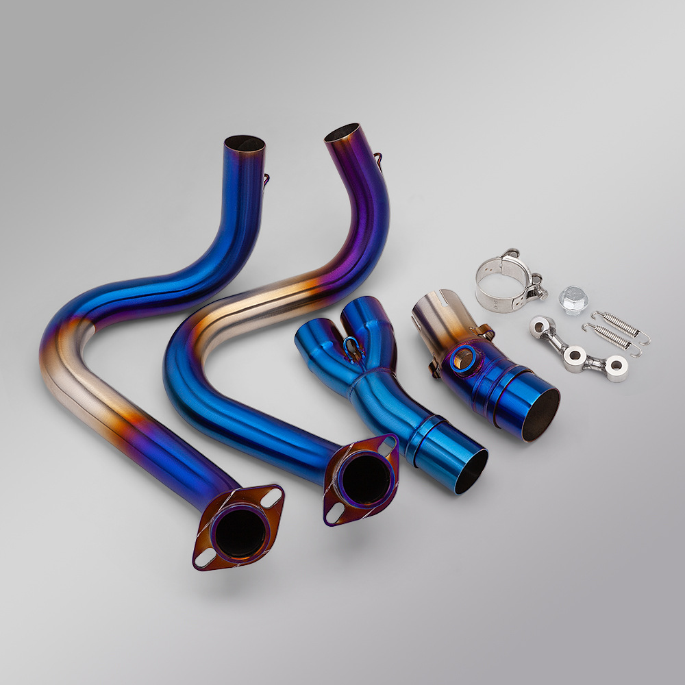 Ninja650 Er6N Er6F Z650 Exhaust Pipe Stainless Steel Front and Rear Muffler Non-Destructive Installation