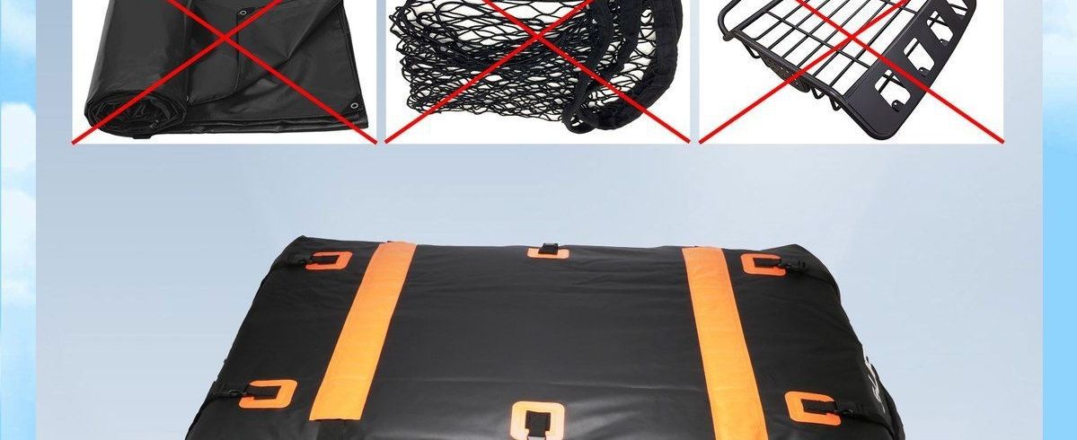 Roof luggage bag, waterproof and wear-resistant, for outdoor use, large capacity