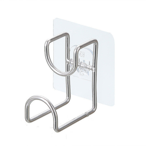 Stainless steel seamless hanger l bathroom washbasin face towel bath towel hook multi-purpose clothing adhesive hook hanger bracket