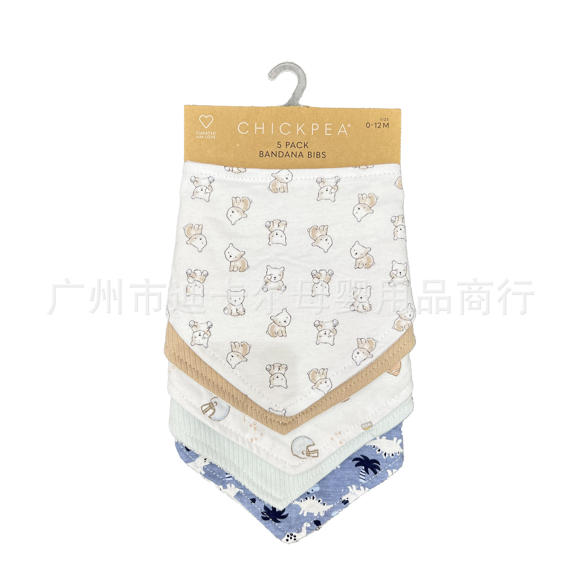 Comercio exterior baby triángulo delantal de algodón impresa de doble capa para niños lindos toallas de saliva para bebés 5 fabricantes de algodón