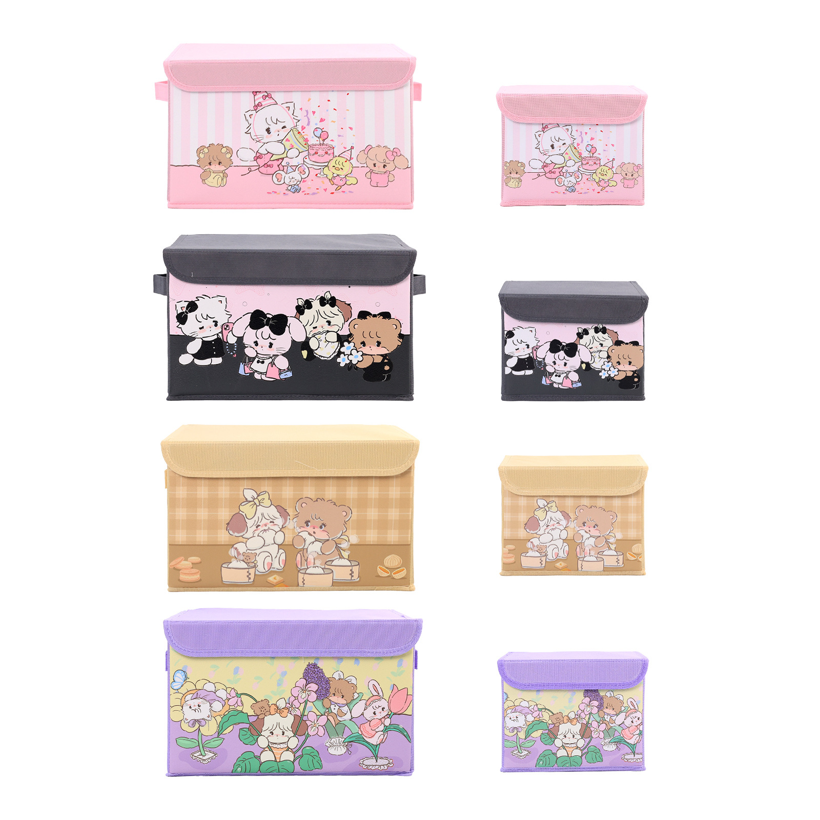 Mikko正規ライセンス * アニメ布芸折りたたみ収納ボックス衣類玩具箱
