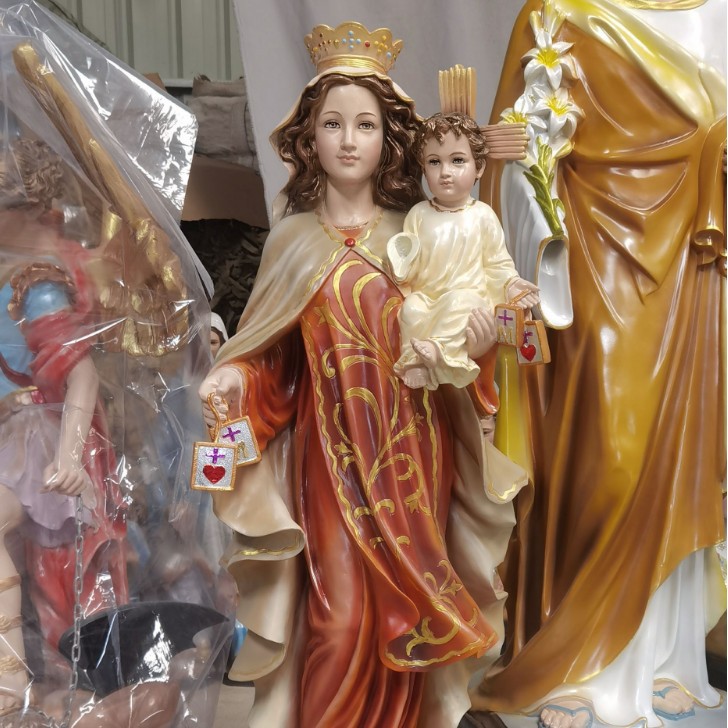 Posta gratuita 120cm decoración de estatuas de la familia de la decoración de regalos de la sala de estar