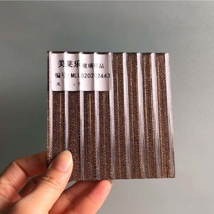 Manufacturers Supply Art Changhong Clip Wire Glass Corrugated Clip Juan Glass Processing Guangzhou