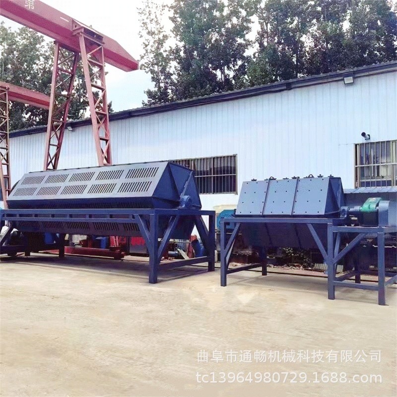 大型六角滚筒抛光机 火烧铁除锈干磨机 工艺品去毛刺研磨机设备现