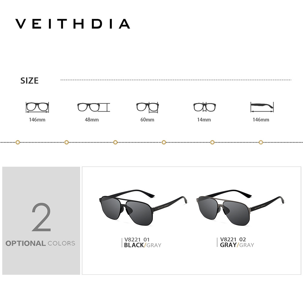 Gafas de sol polarizadas de nailon HD engrosadas en vivo de Douyin transfronterizo de caja para hombre sin LOGOTIPO Spot 8221