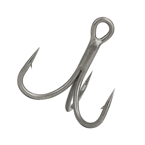 Skimming Shark | 10 pieces of Teflon super slippery black diamond reinforced lure hook anti-corrosion black nickel barbed three hooks