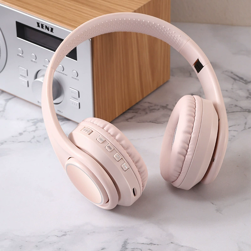 Стильные складные накладные Bluetooth-наушники с мощным басом, стерео, заводская частная модель