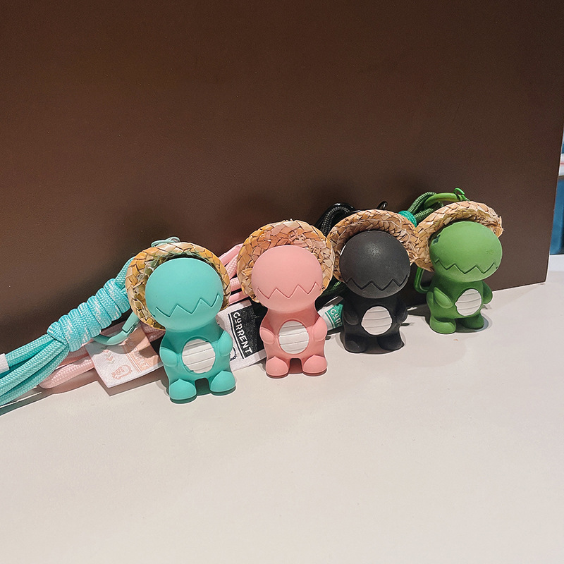 1 Piece Cute Dinosaur Alloy Women's Keychain display picture 1